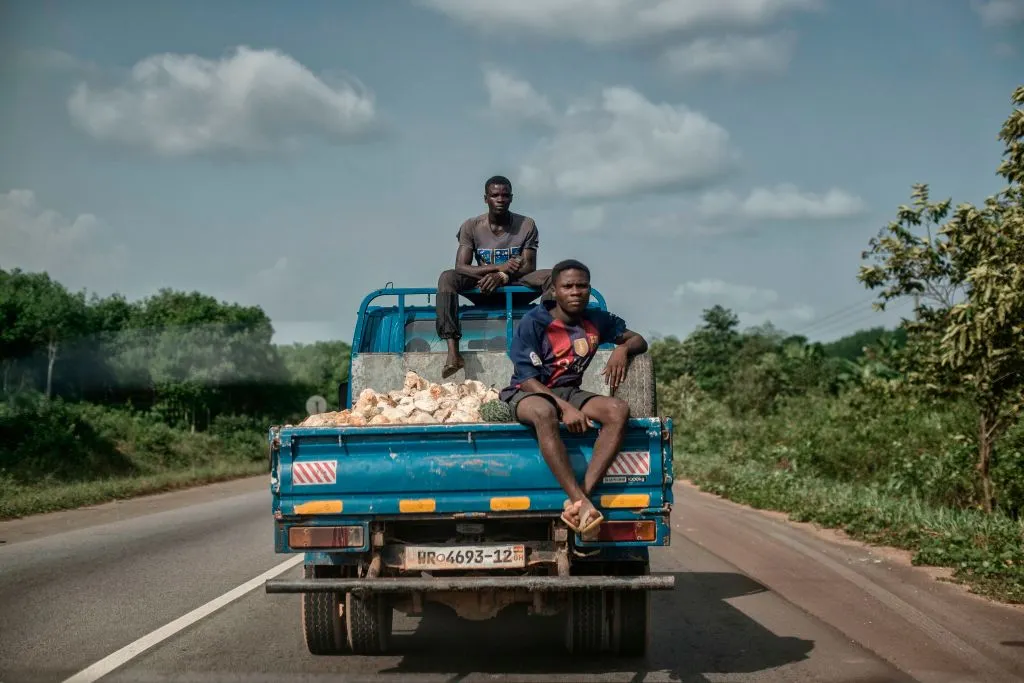 On the road to industrialization.&nbsp;