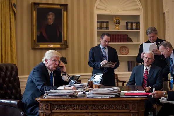 Talking to Putin...in January.
