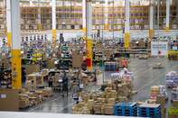 Amazon.com distribution warehouse in Brazil.