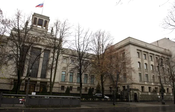 Russia's Berlin embassy won't miss a few expelled colleagues.
