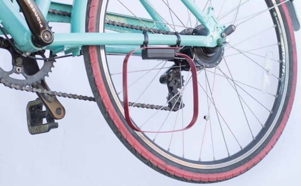 red and green bike