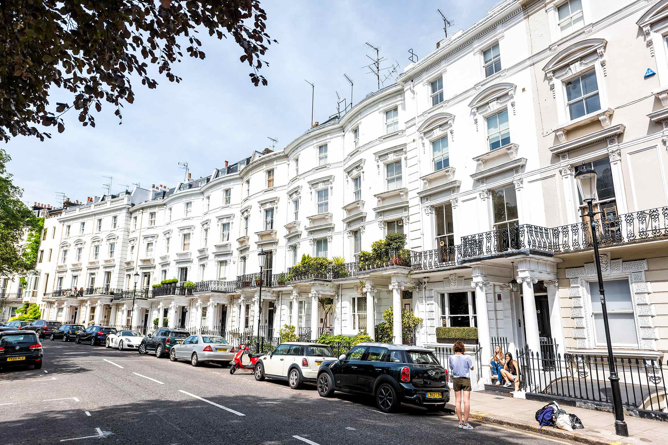 Townhouses in Notting Hill.