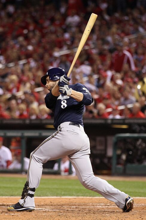 Brewers Beat Cardinals 4-2 in NL