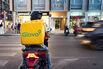 A Glovo courier in Bari, Italy.