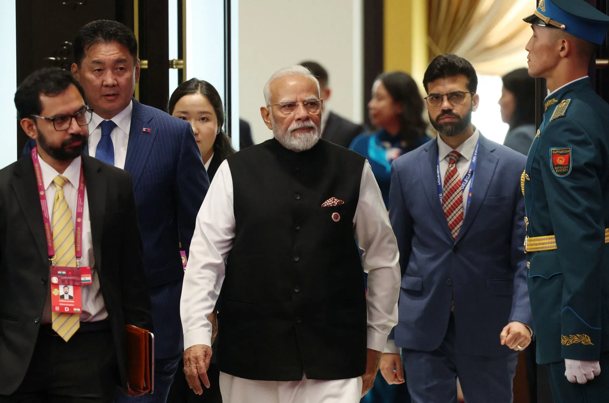 India's Modi renews call for 'dialog and diplomacy' at SCO summit in Bishkek; says conflicts can't be solved on battlefield