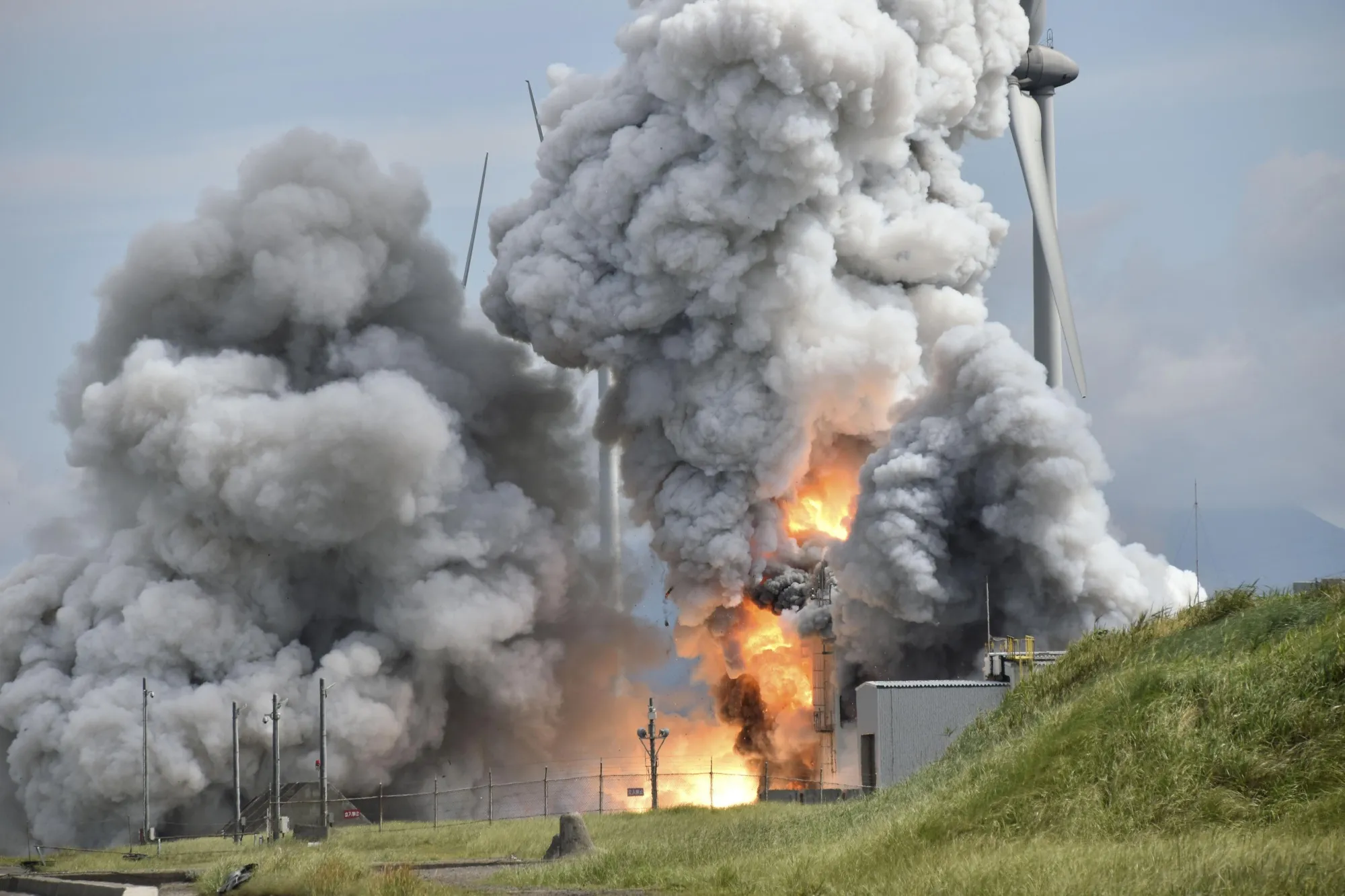An engine for Japan’s Epsilon S rocket exploded during a test on July 14.