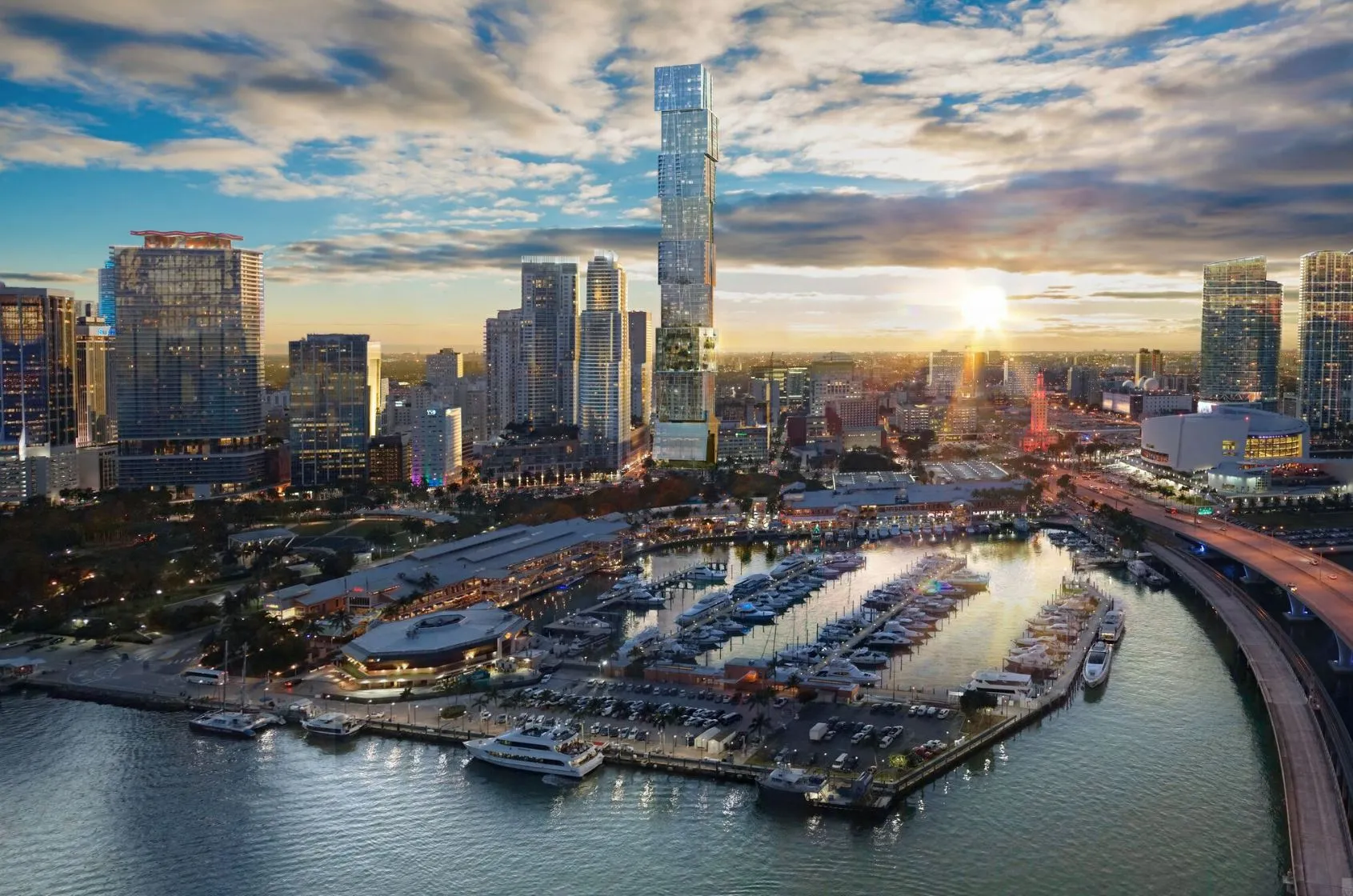 Rendering of Waldorf Astoria in Miami