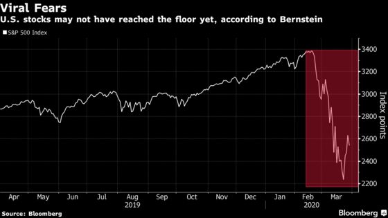 Bernstein Says U.S. Stocks Could Fall Further, Aren’t So Cheap