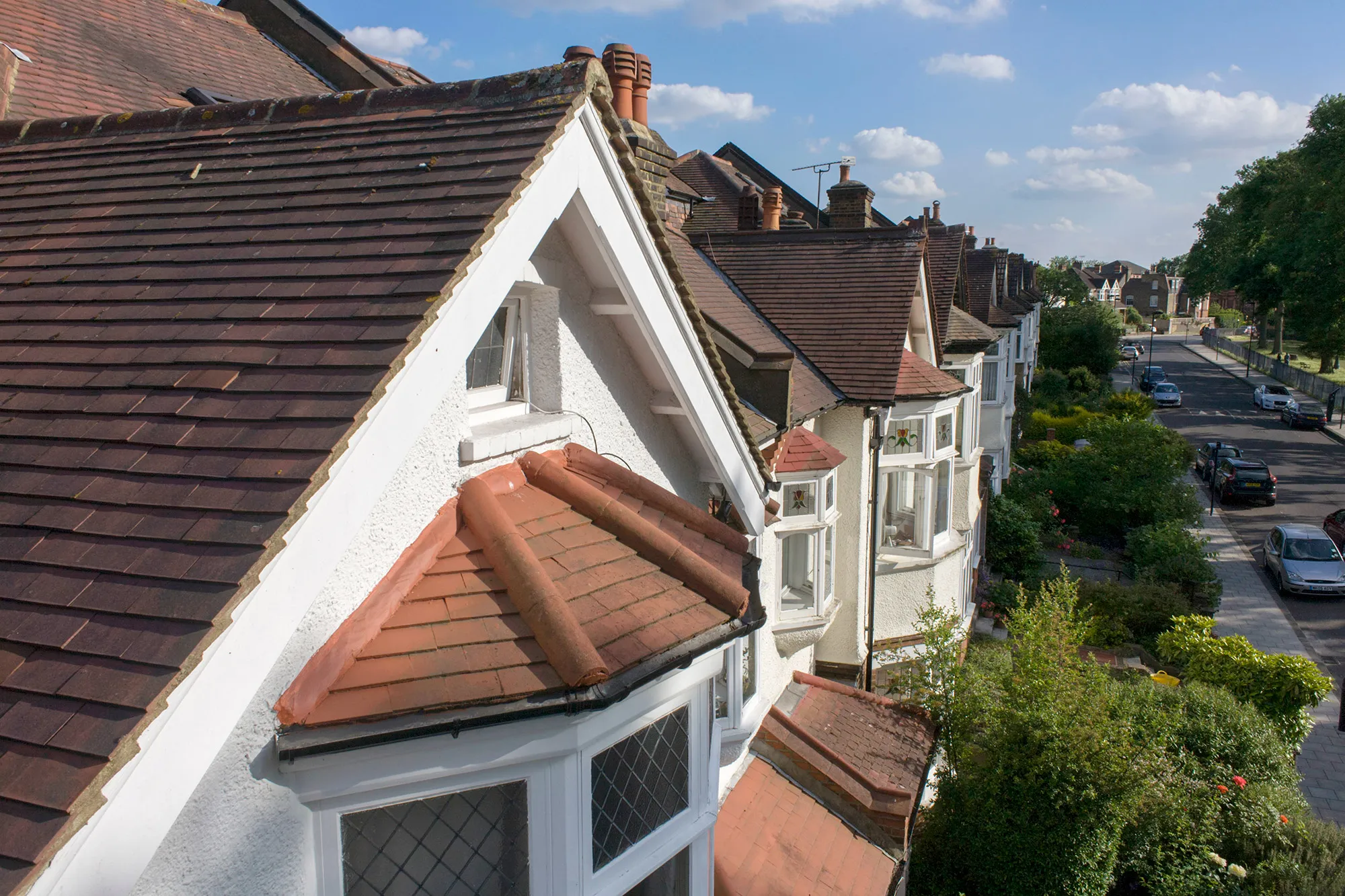 Semi-detached houses in a south London.