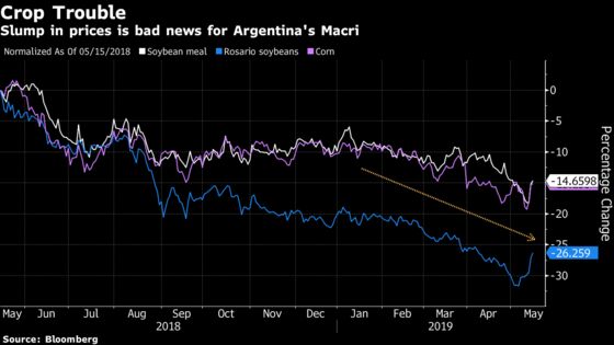 Trade-War Crop Rout Imperils Argentina’s Bid to Revive Economy