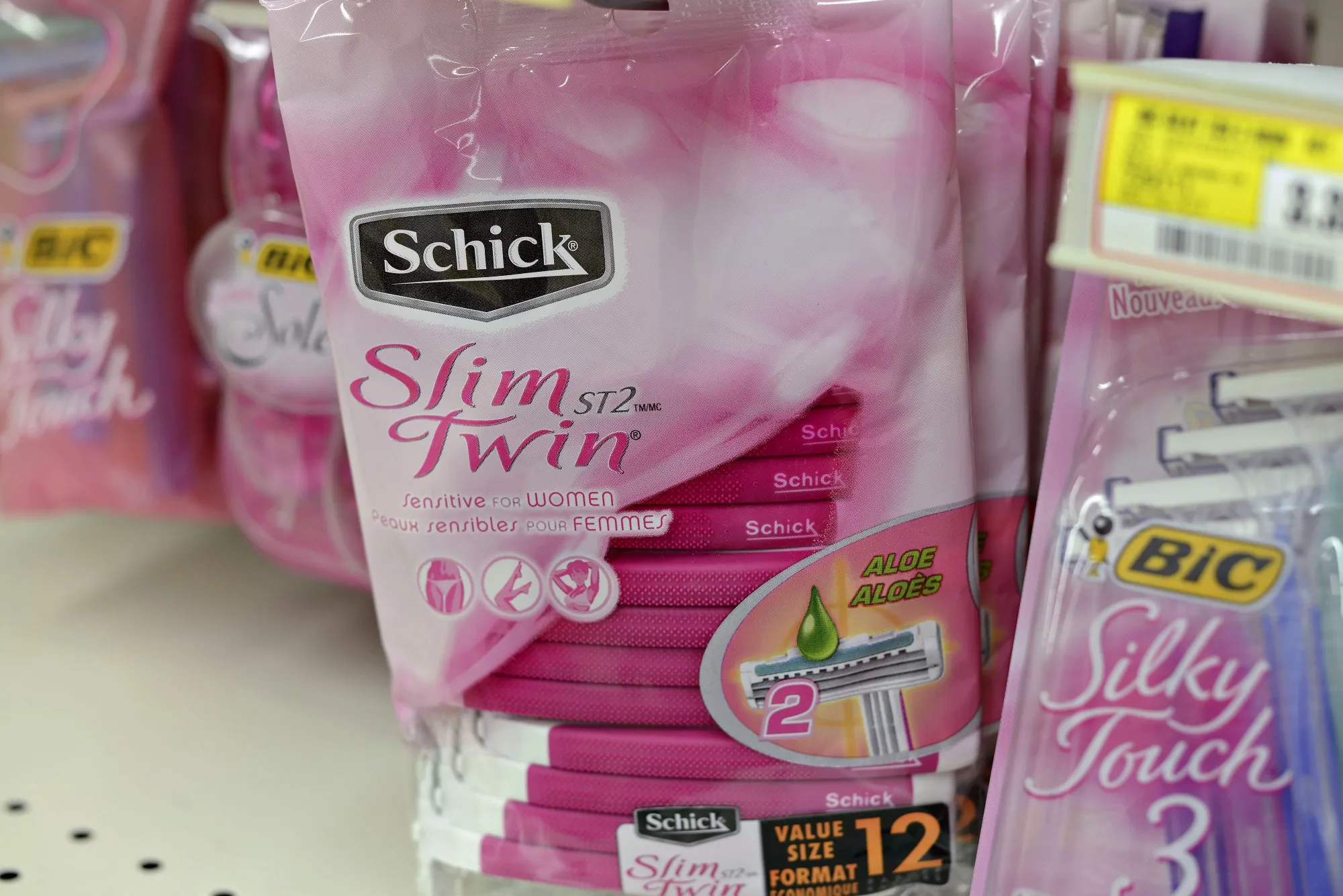 Schick brand razors.