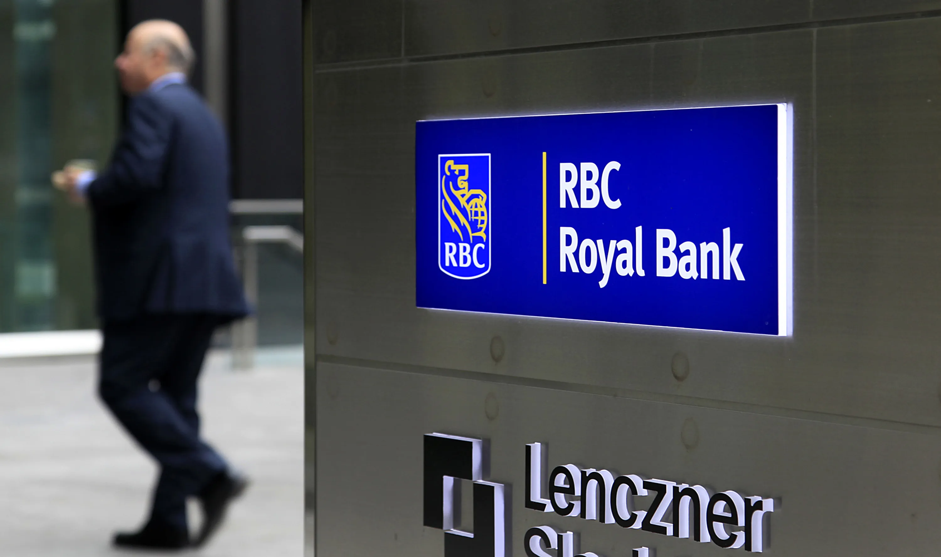 A view of Royal Bank in Toronto, Canada.
