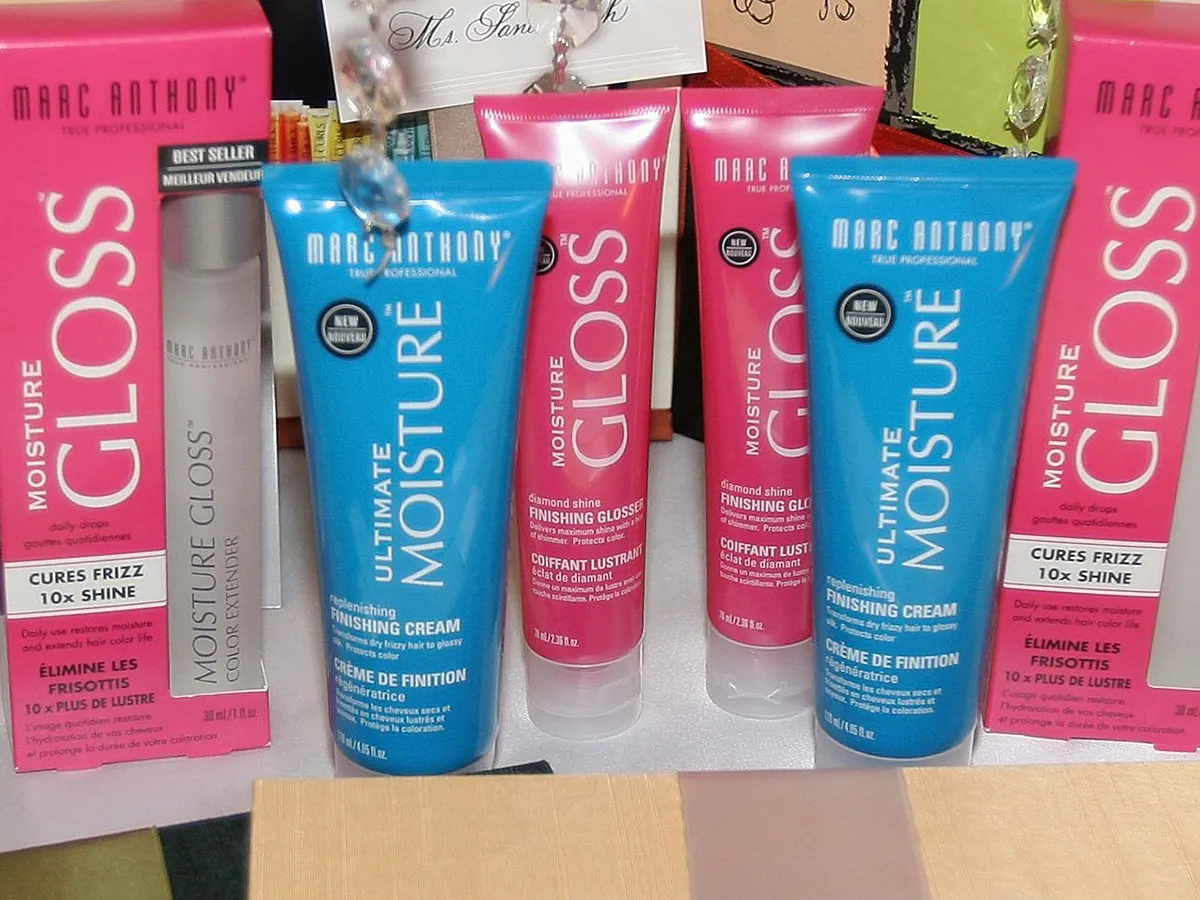 hairstylist Marc Anthony products.
