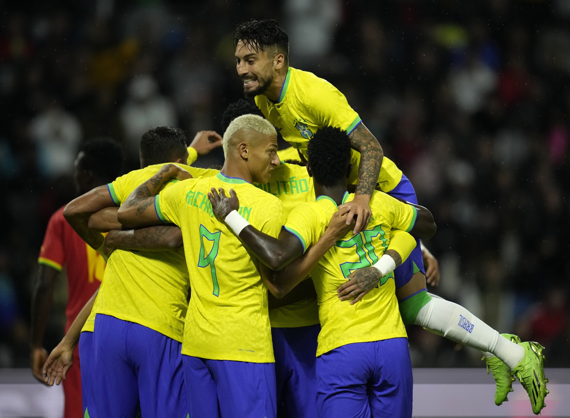 Brazil, Portugal join France in World Cup knockouts