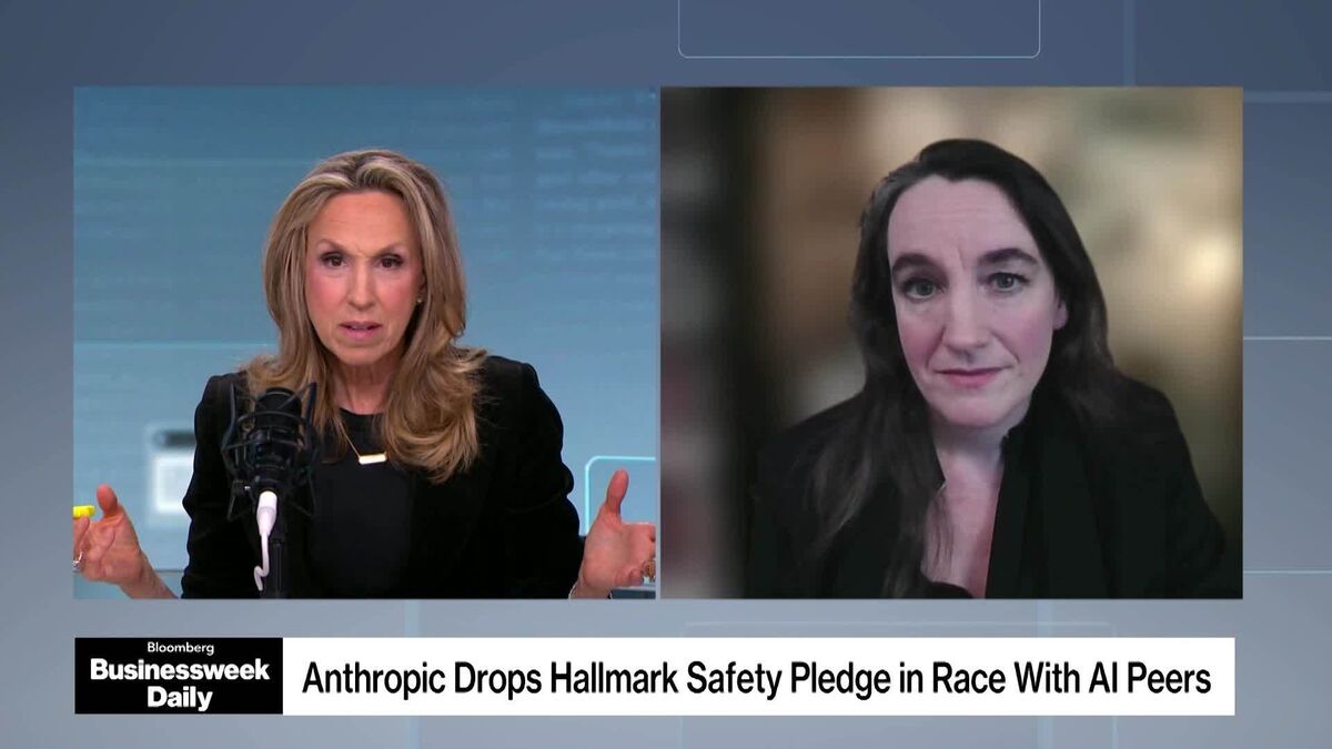 Anthropic Drops Hallmark Safety Pledge in Race With AI Peers