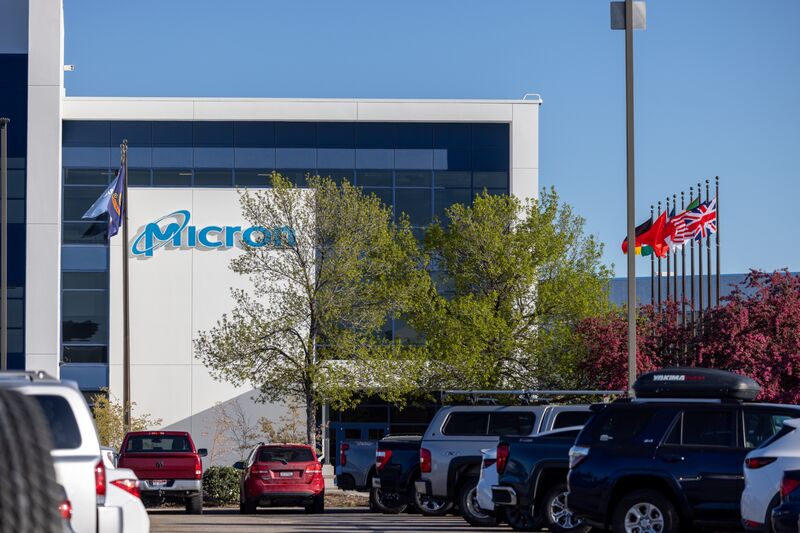 The Micron Technology Inc. headquarters in Boise, Idaho, US.