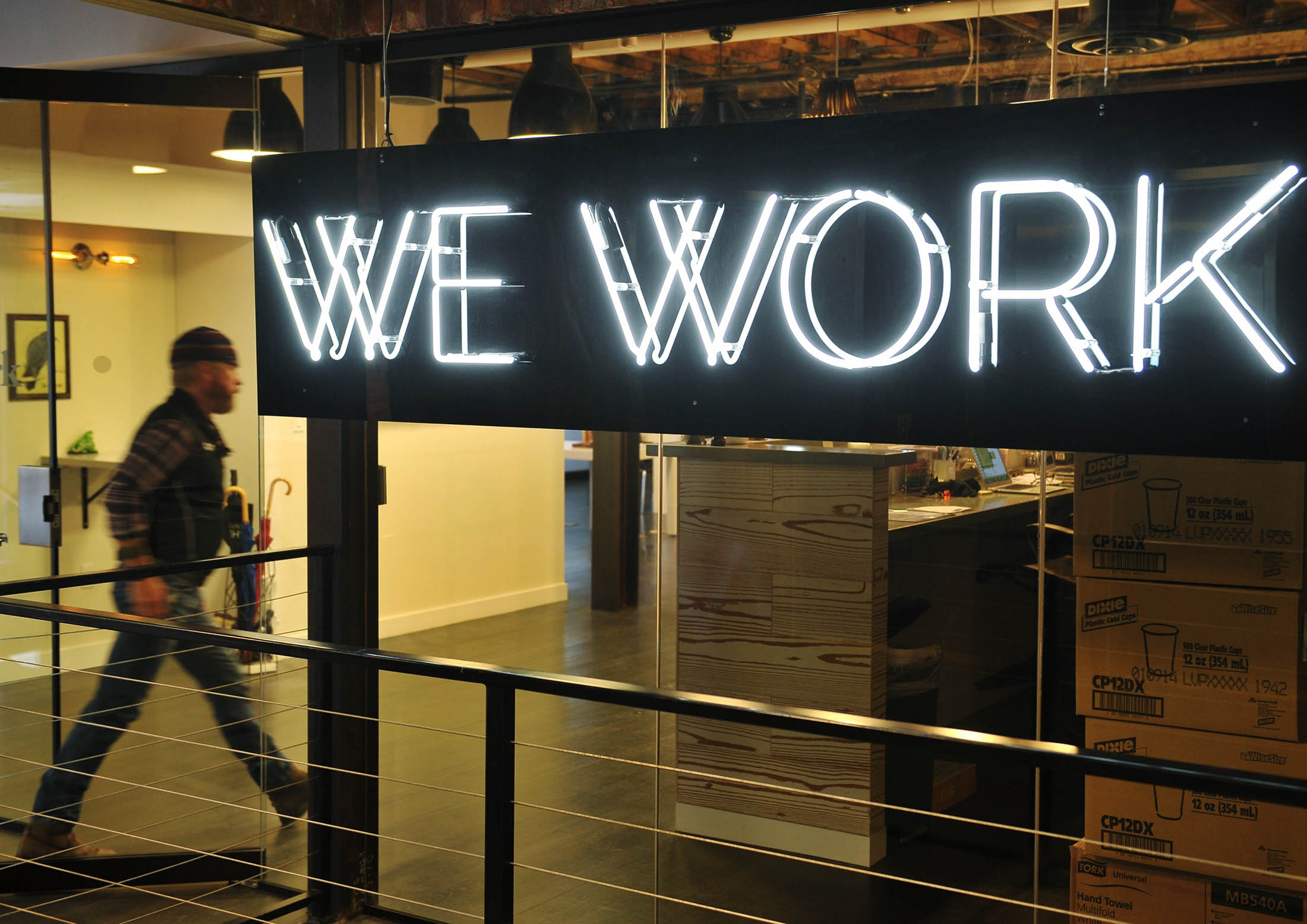 A WeWork co-operative co-working space in Washington.
