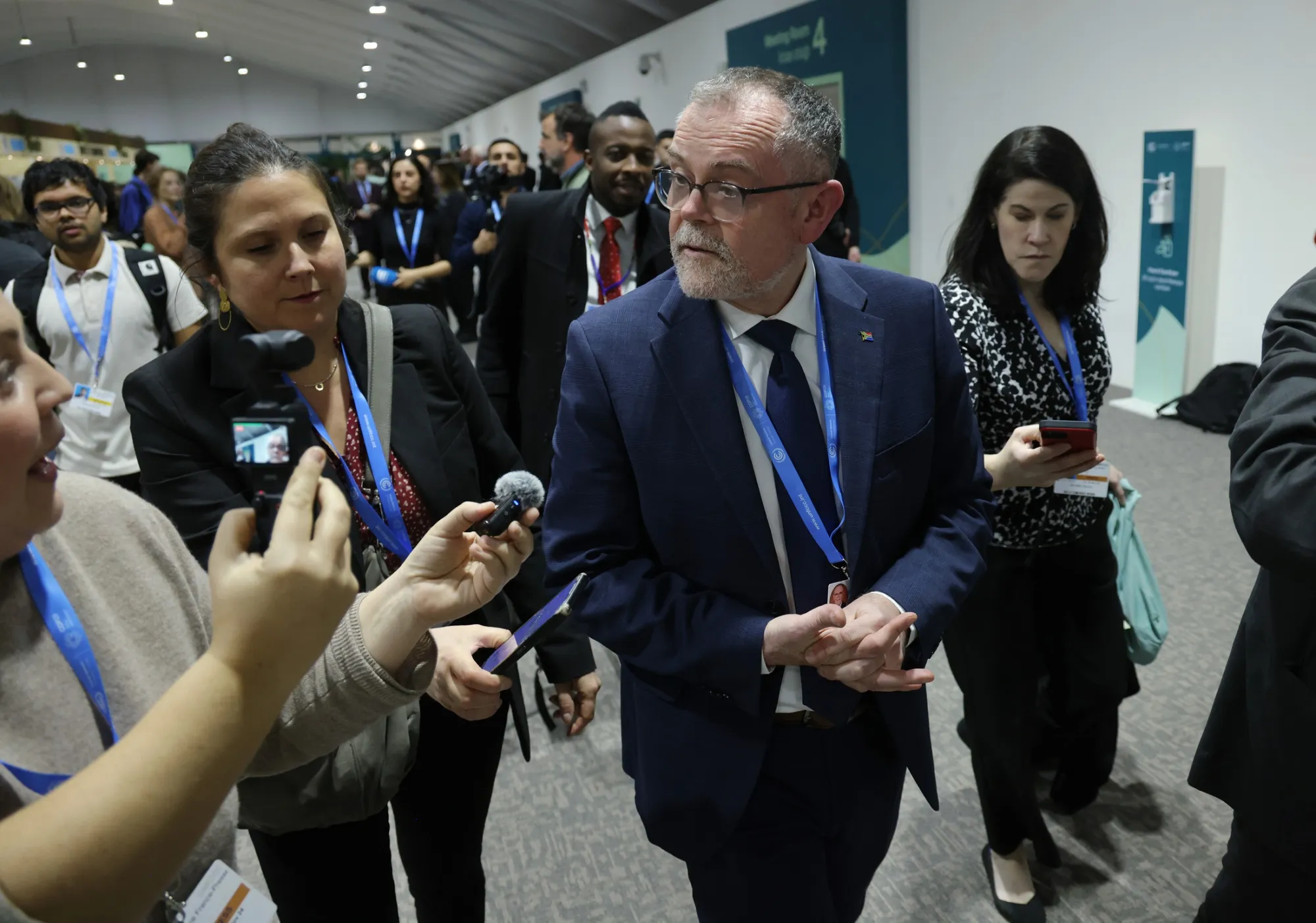 South Africa's environment minister Dion George