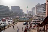 General Economy in Dhaka As Bangladesh Raises Key Rate a Quarter Point to Curb Inflation