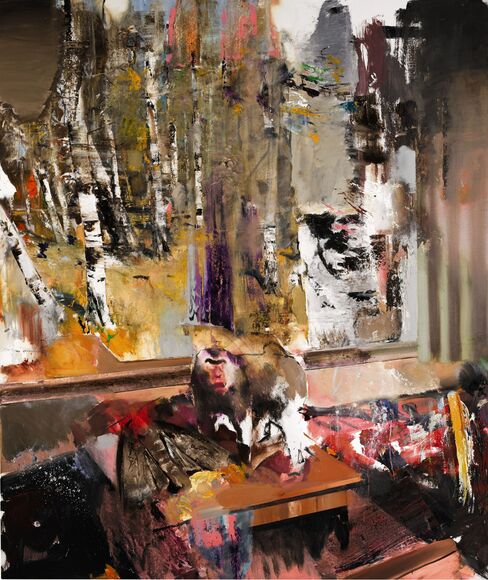 Adrian Ghenie’s "The Hunted".