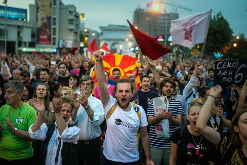 Macedonia’s President Gjorge Ivanov initial decision to halt wire-tapping probes sparked major protests.