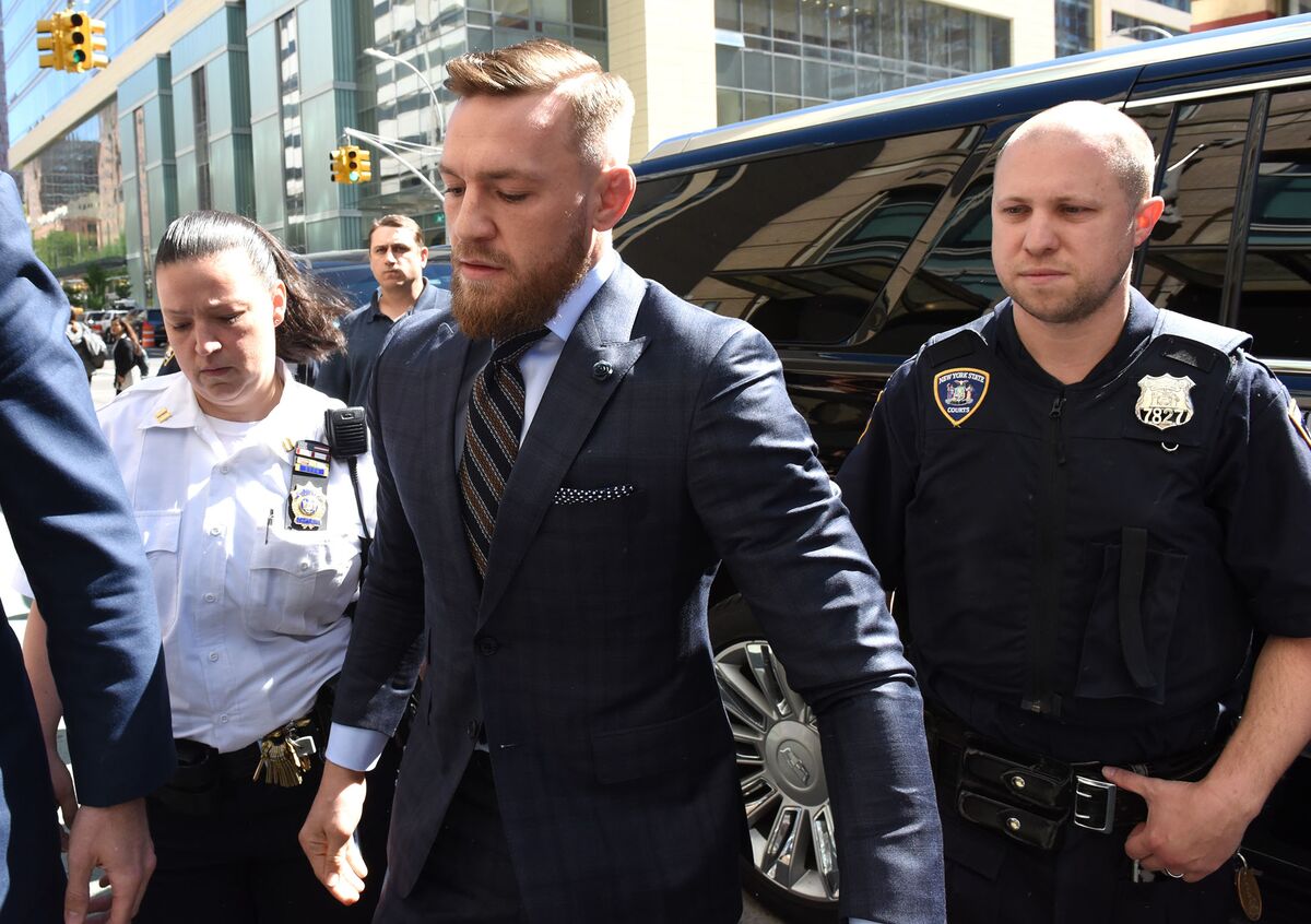 MMA Star Conor McGregor Pleads Guilty In Melee Case - Bloomberg