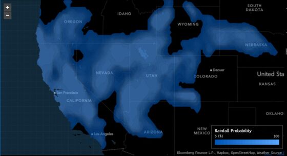 California Fire Risk Eases With Rains Spreading in Parched State