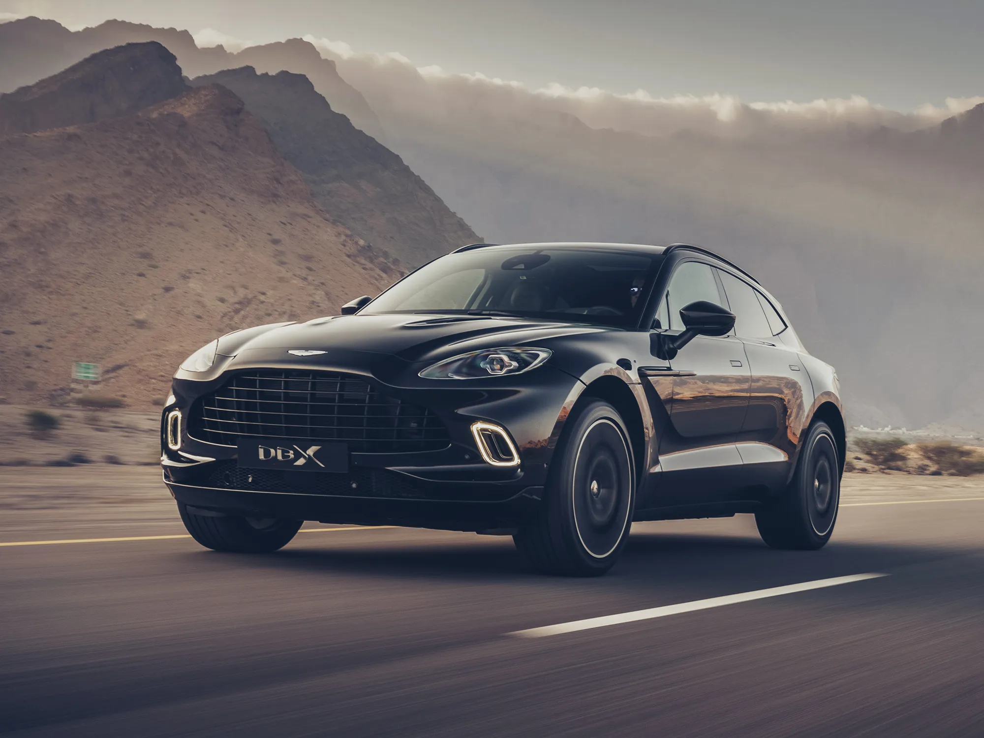 The Aston Martin DBX SUV.