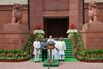 Indian Prime Minister Narendra Modi News Conference As Parliament Begins First Session