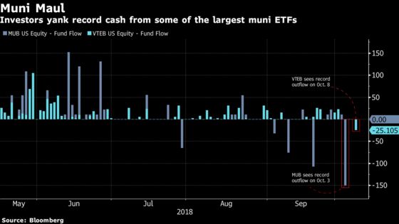 Investors Yank Record Cash Out of Stock, Real Estate, and Muni ETFs