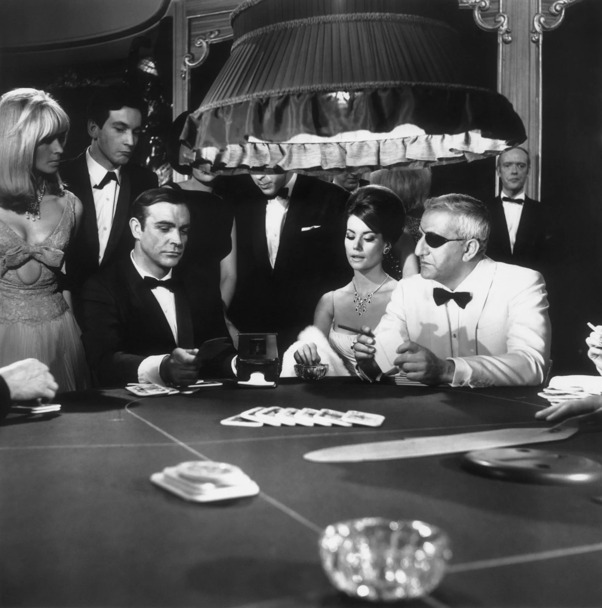 A scene from the James Bond film 'Thunderball' with Sean Connery.