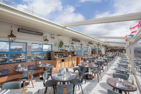 The roof of Selfridges is a great place for a long lunch when the sun is shining.
