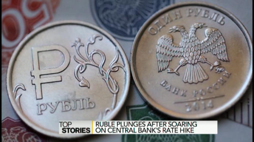 Geopolitical uncertainty sees yen and gold rise as ruble plunges
