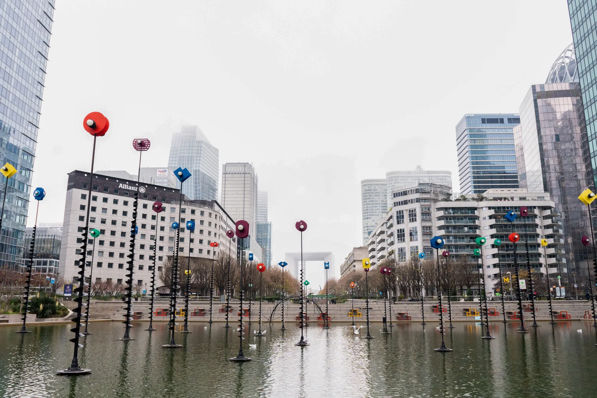 The La Defense business district of Paris, France, on Monday, Dec. 18.