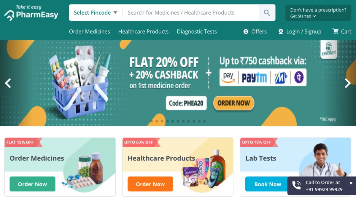SoftBank in Talks to Invest in India’s Online Pharmacy