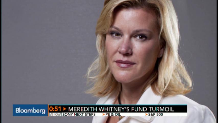 Watch Meredith Whitney’s Fund Turmoil - Bloomberg