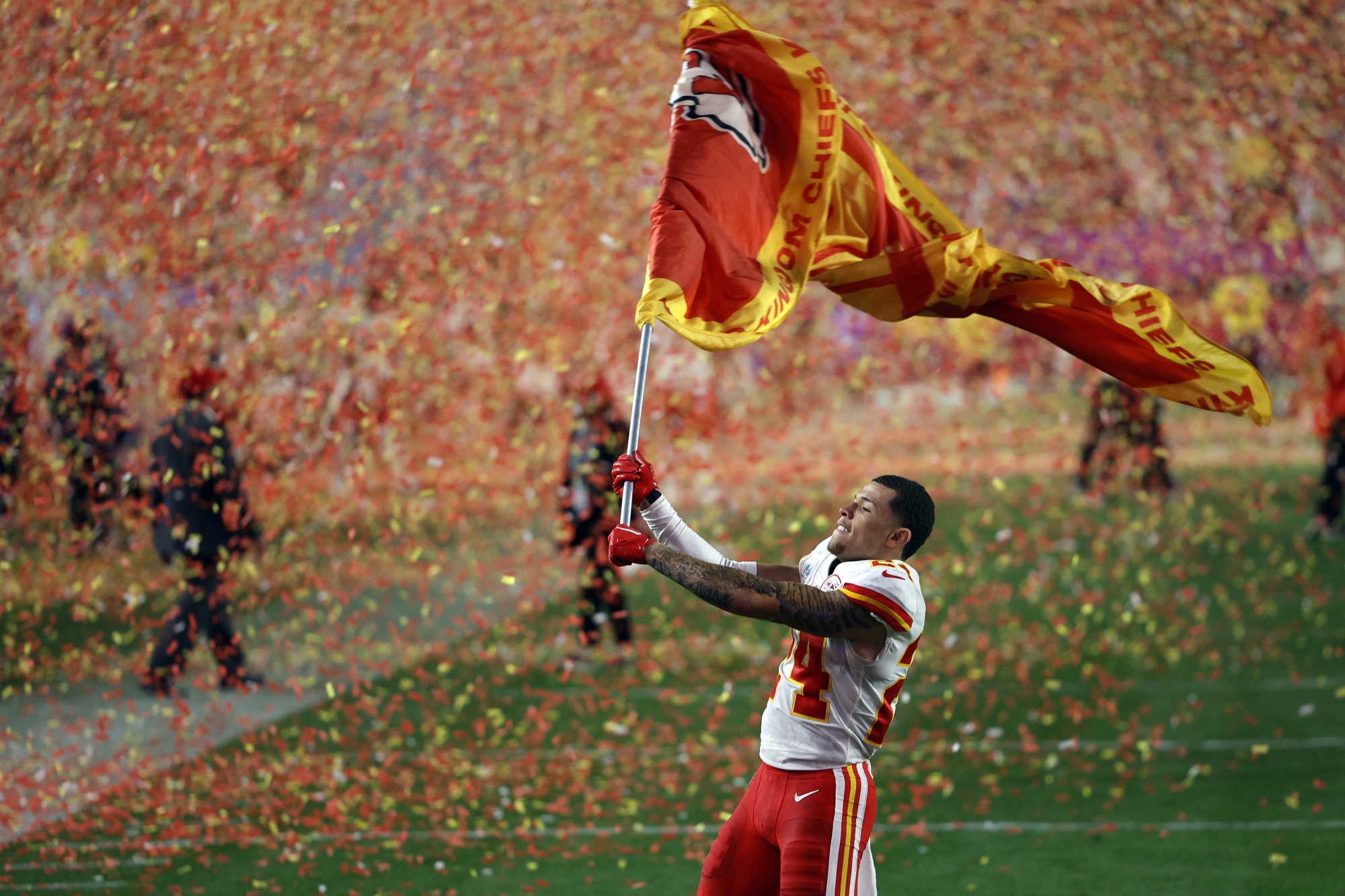 Photos of Philadelphia Eagles 38-35 loss to Kansas City Chiefs in Super Bowl  2023