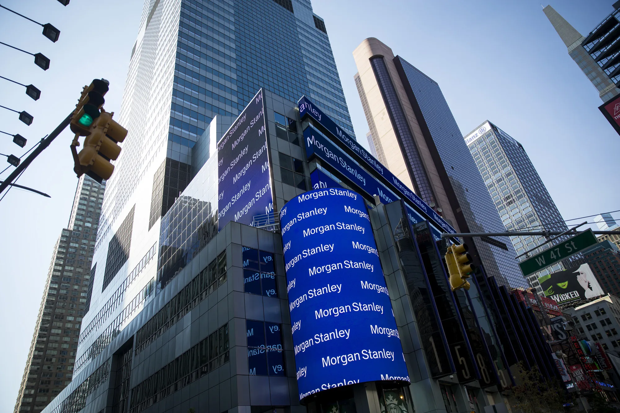 Morgan Stanley headquarters stands in New York, U.S., on Tuesday, July 12, 2016. Morgan Stanley is scheduled to release earnings figures on July 20.