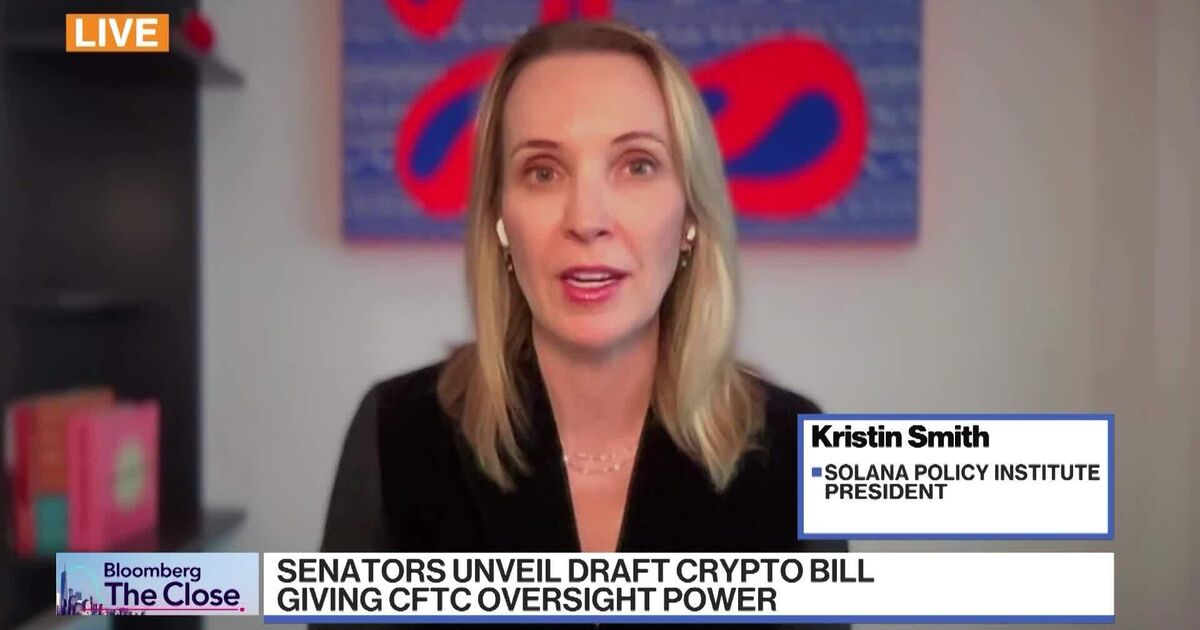 bloomberg.com - CFTC a Natural Fit For Regulation: Solana Policy Institute's President