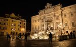 The Fontana di Trevi before curfew in Rome on Nov. 2.