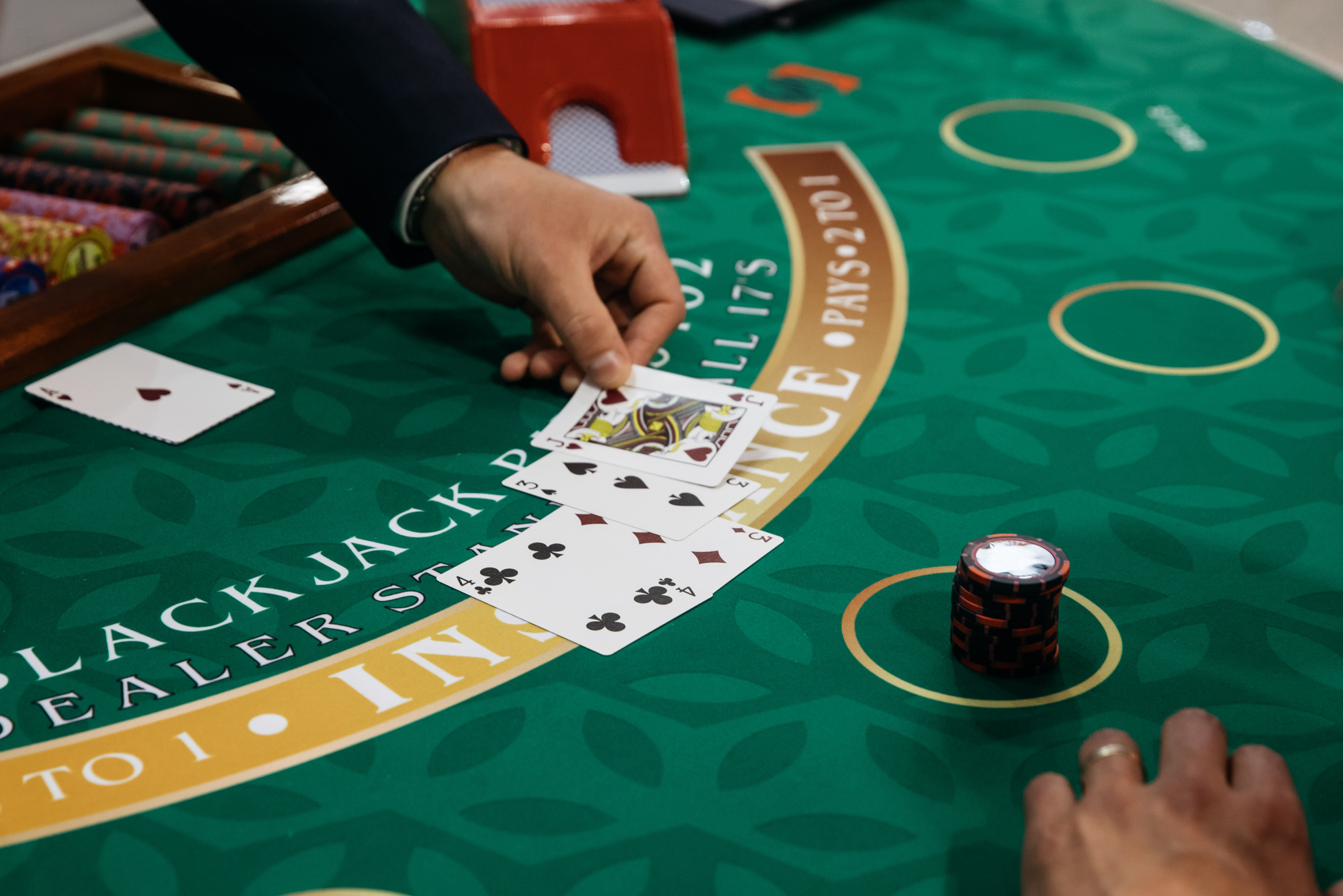 Solved In the game of blackjack as played in casinos in Las