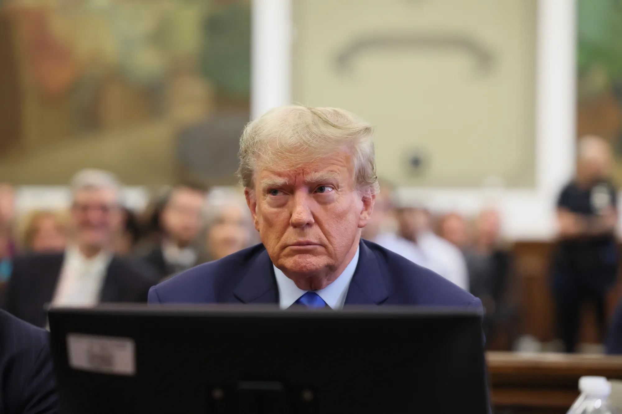 Donald Trump during a trial at New York State Supreme Court.