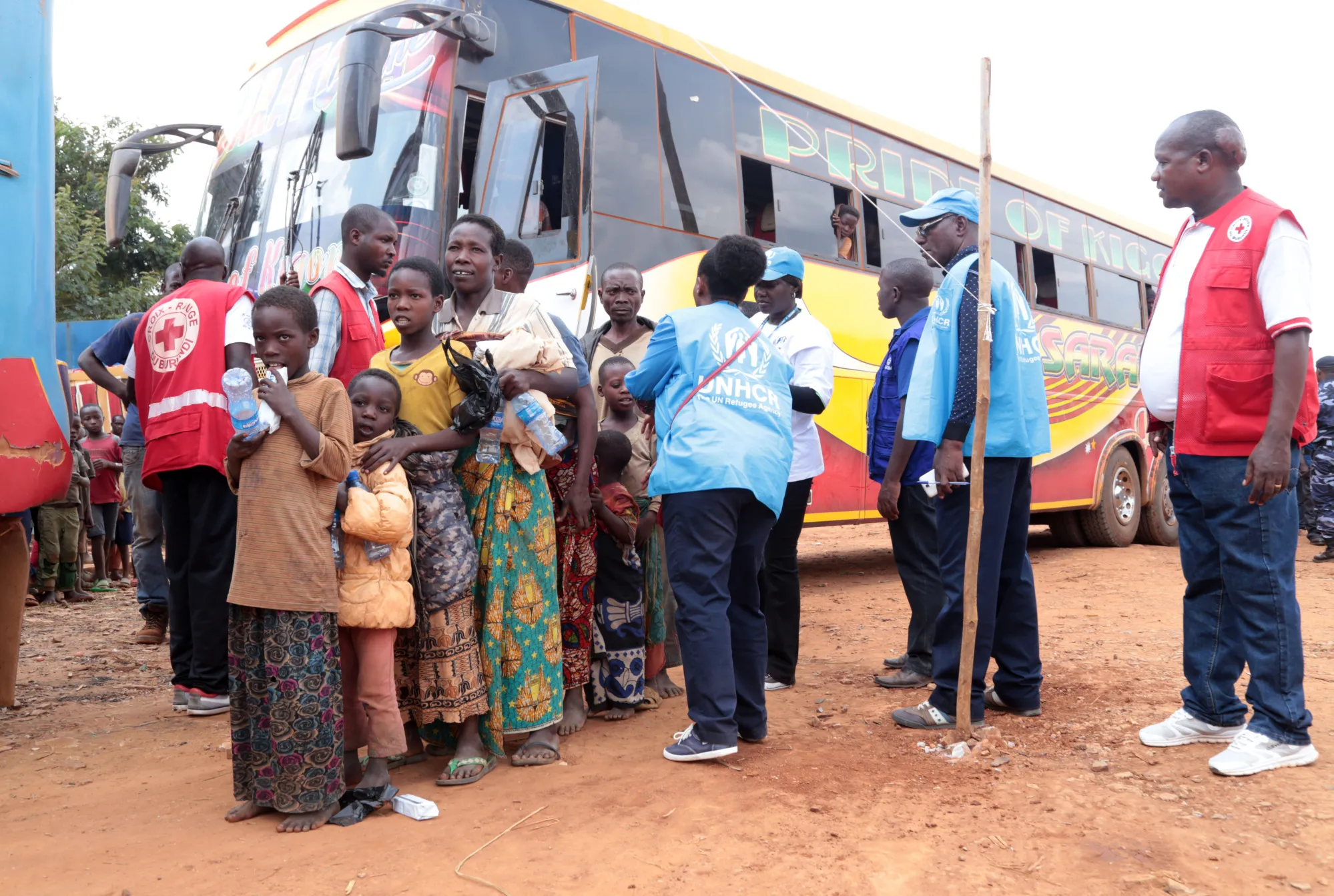 Repatriated Burundian refugees&nbsp;arrive at Ruyigi, eastern Burundi, on Sept. 7.&nbsp;