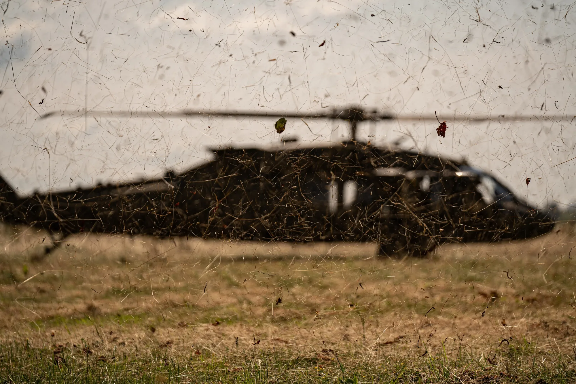 A US Army helicopter during special operations training near Daugavpils, Latvia.