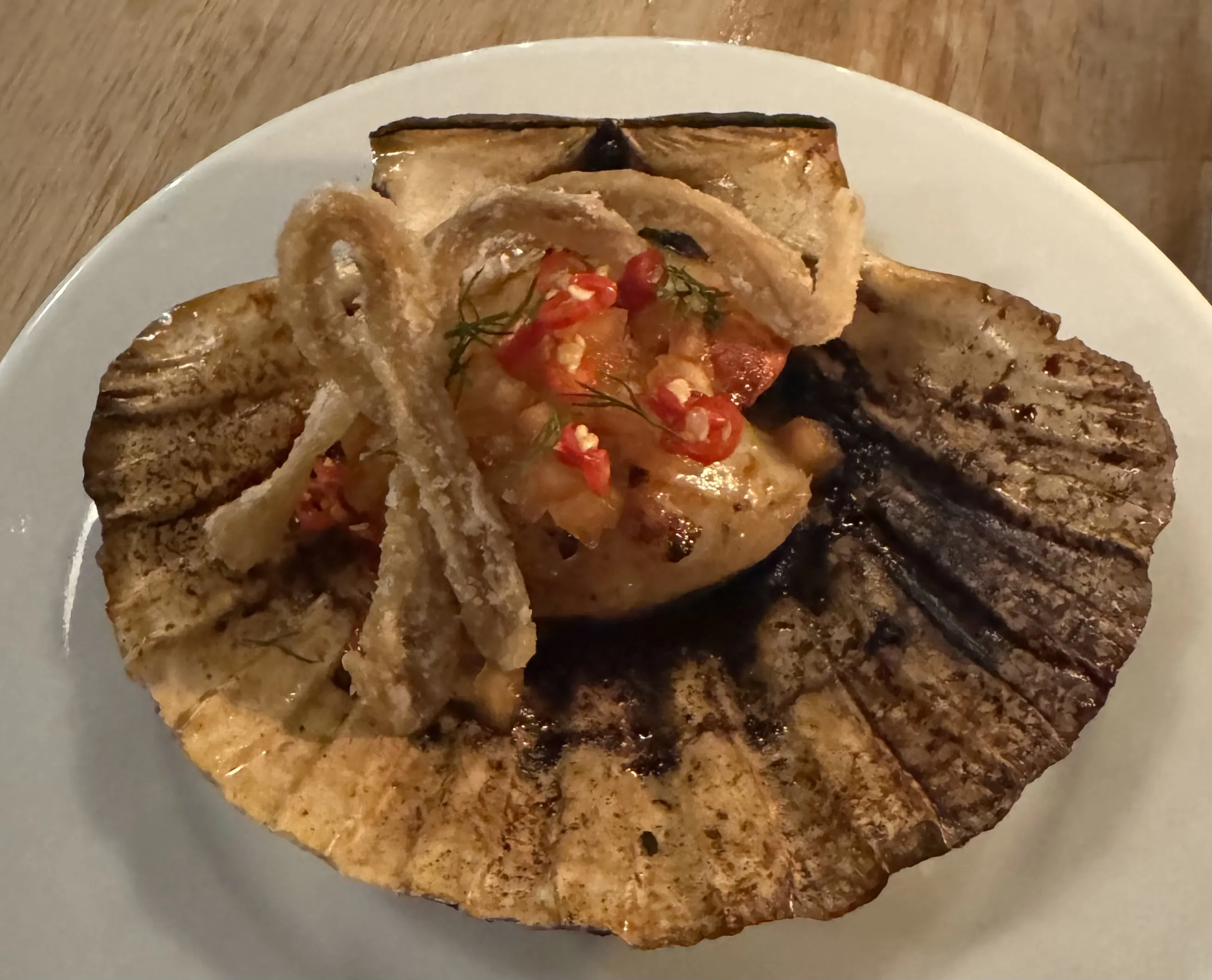 The scallop at Barang in Borough Market.