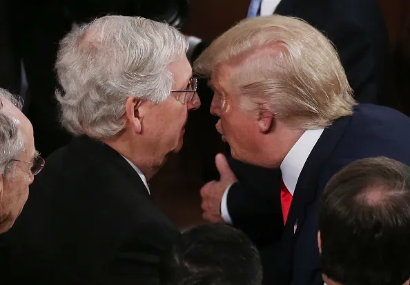 The majority leader taking orders?