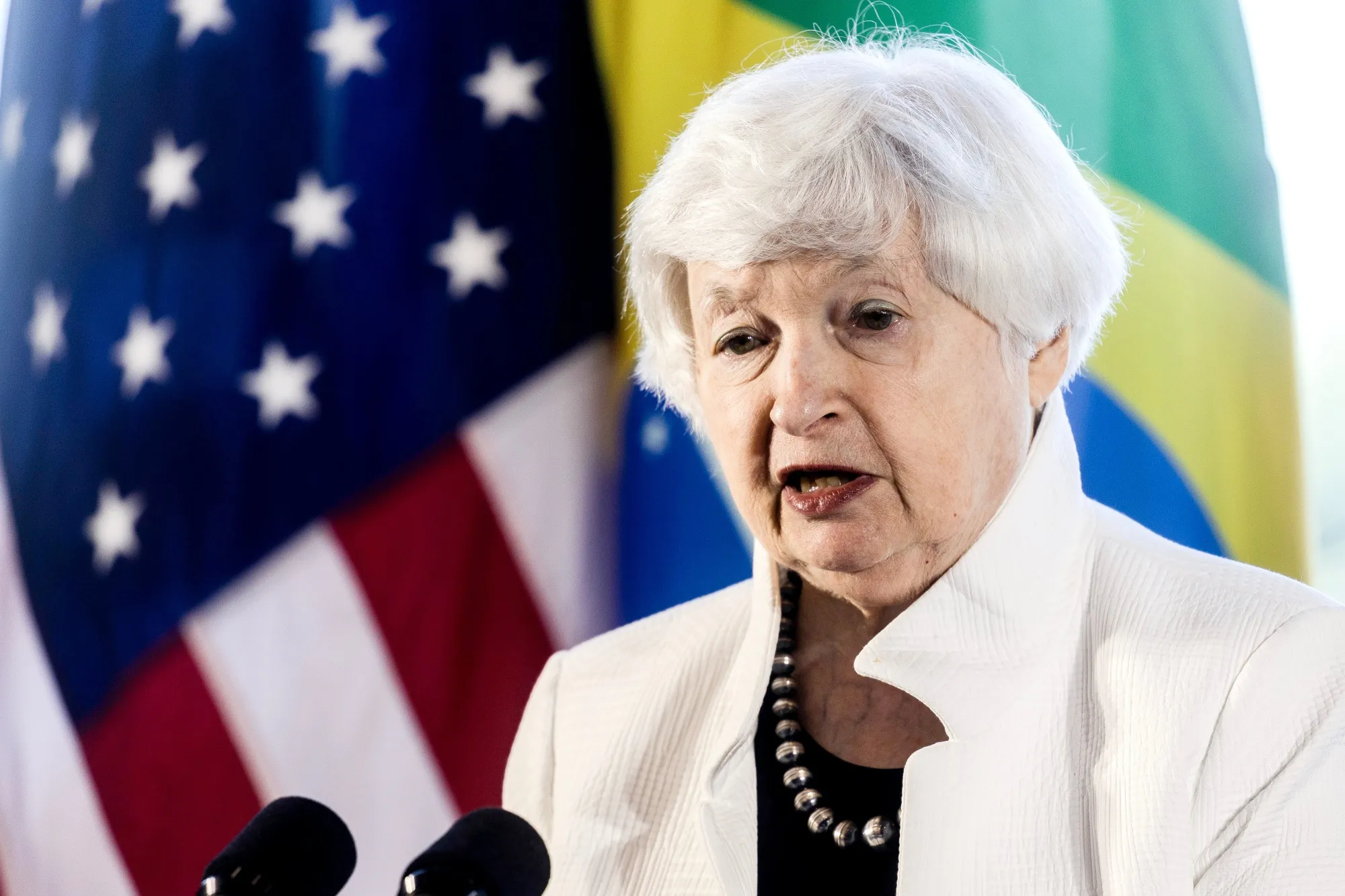 Janet Yellen during the Group of 20 finance ministers and central bank governors meeting in Rio de Janeiro, July 25.