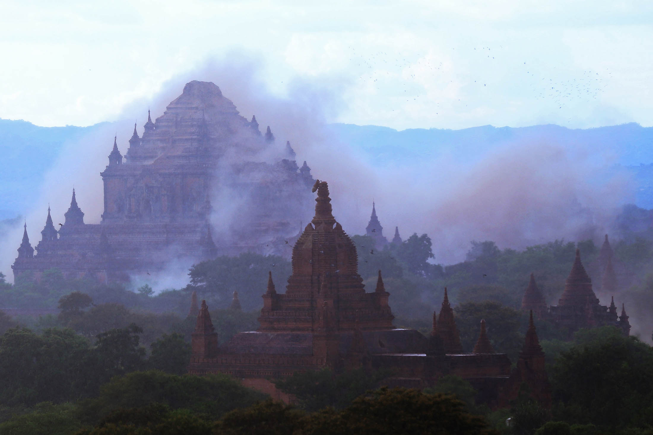 Temples in Bagan, Myanmar.
