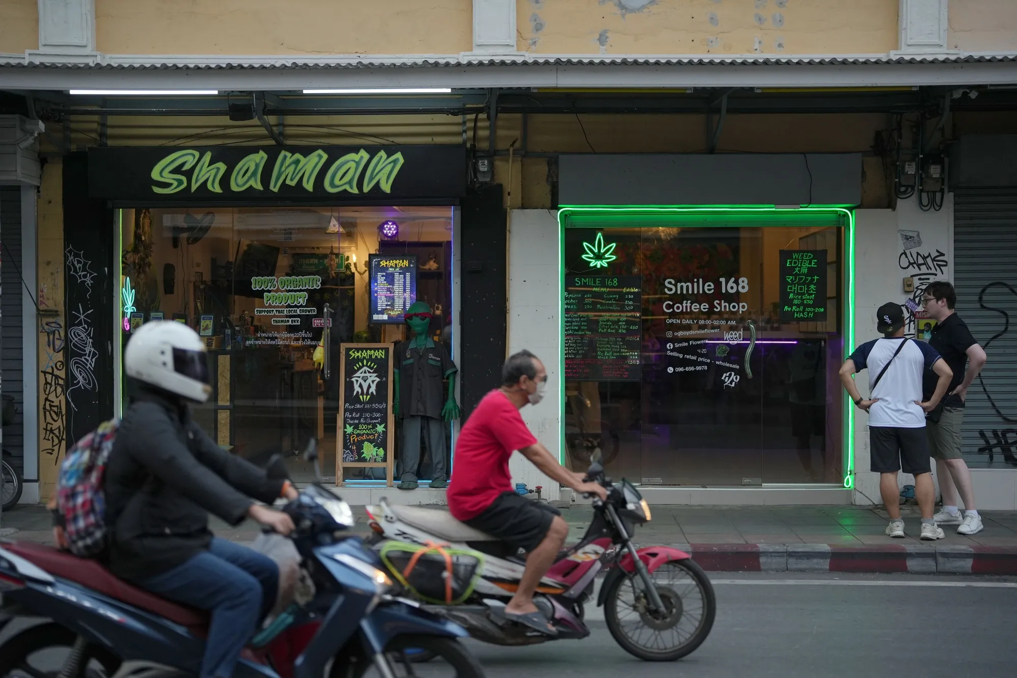A cannabis store in Bangkok in Sept 2023..