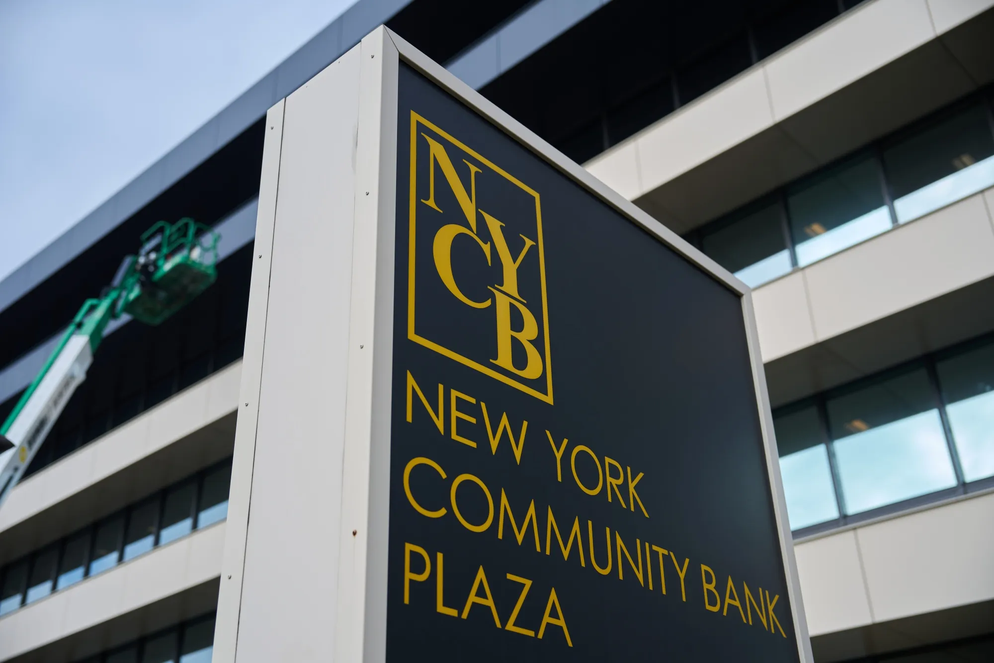 NYCB headquarters in Hicksville, New York, US.